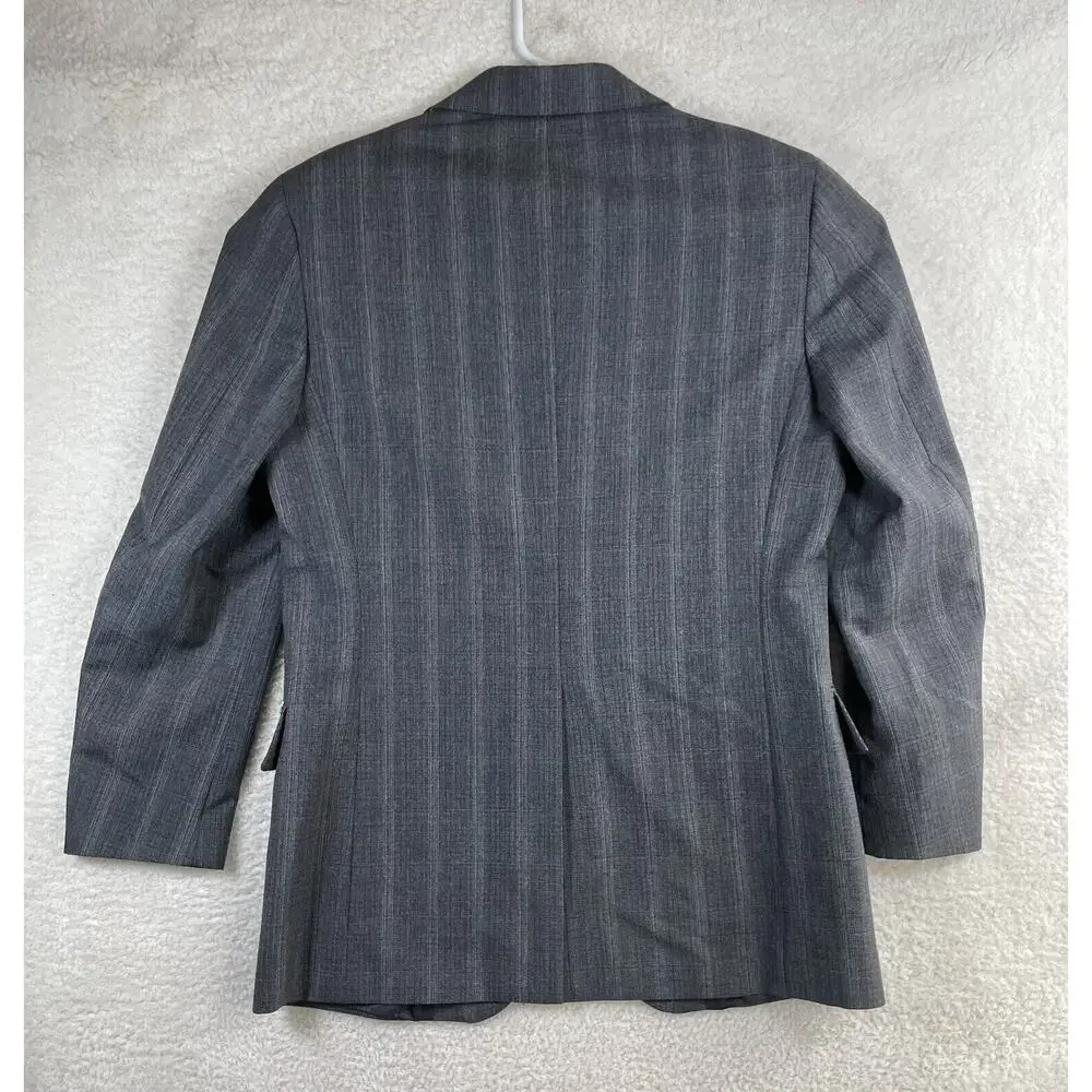 Richmann Brothers Wool Blazer Mens Sz 42 Gray Embassy Square Suit Jacket READ